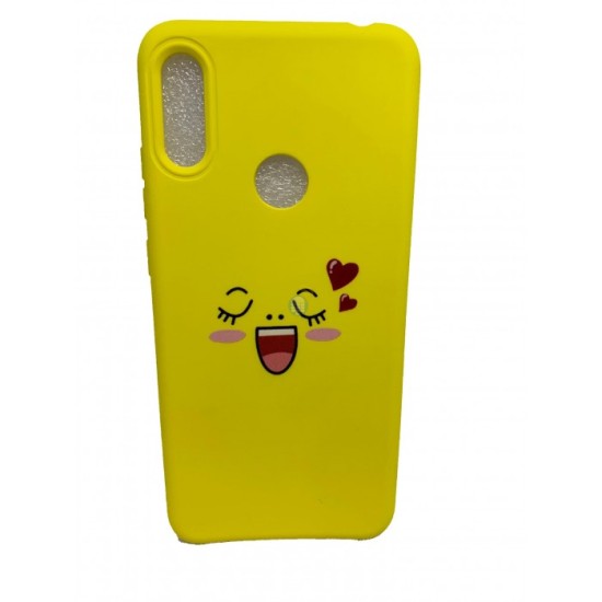 SILICONE CASE WITH DESIGN SAMSUNG GALAXY M10/A10 AMARELO